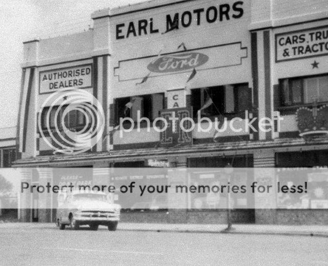 A Ford Dealership through the ages